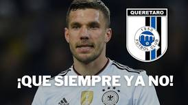 Futbol de Estufa: Gallos retira oferta por Podolski por una increíble razón