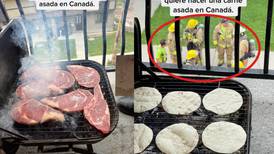 VIDEO | Bomberos en Canadá llegan a la casa de un mexicano cuando hacía carnita asada