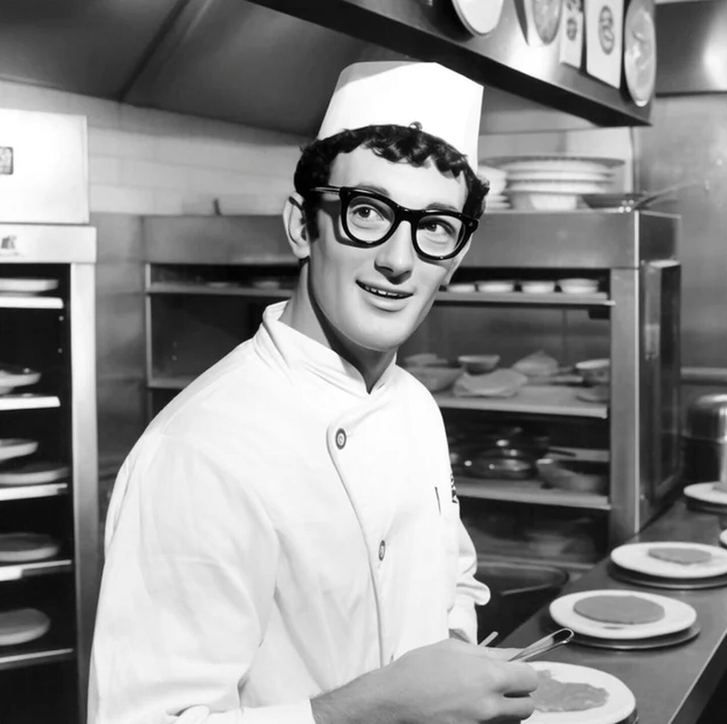 Buddy Holly (considerado uno de los padres del rock and roll), como chef