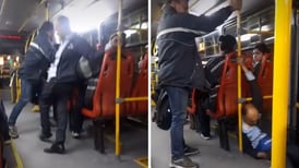 VIDEO| Hombre ebrio se cae en el transporte público y se viraliza ¡Qué dolor!