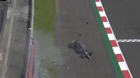 Video: Así fue el choque de Lance Stroll en la Q1 del GP de México