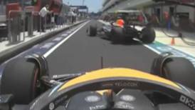 VIDEO | Descuido de Red Bull por poco provoca terrible accidente de Checo Pérez con Oscar Piastri
