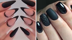 Belleza: Estos son 5 diseños para uñas en color negro ¡Son muy elegantes!