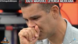 Video: Rafael Márquez suelta en llanto en programa de televisión