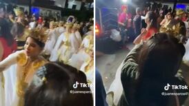 VIDEO| Mujer agrede a bailarina en Carnaval por intentar sacar a bailar a su novio