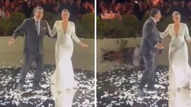 Mujer se cae en pleno baile en boda y se viraliza| VIDEO