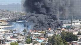 VIDEOS | Planta recicladora se incendia en Tijuana por segunda ocasión