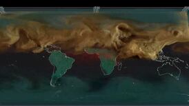 VIDEO | Escalofriante: Así se vería la Tierra si pudiéramos apreciar el dióxido de carbono