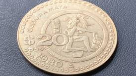 Monedas de 20 pesos son vendidas por 100 mil en Mercado Libre