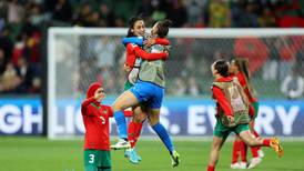 El festejo de Marruecos tras histórico pase a octavos de final en el Mundial Femenino