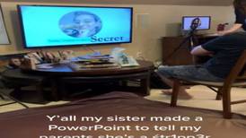 VIDEO: Joven usa PowerPoint para confesarle a sus padres que es stripper