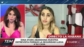 Detienen a youtuber cubana Dina Stars durante entrevista en vivo