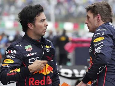 Checo Pérez advierte a Max Verstappen previo al GP de Barcelona: “Puedo ser más rápido que él”