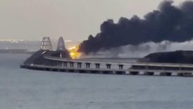 VIDEO| ¡Impactante! Así se vio la explosión de puente en Crimea