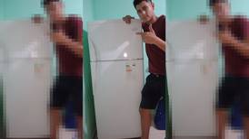 “Después de tantos ahorros”: Joven presume en redes su primer refrigerador y se hace viral