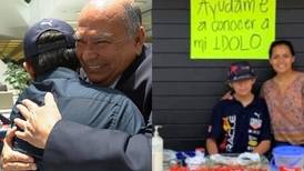 Padre de Checo Pérez respondió a niño que vende churros para conocerlo en el GP de México