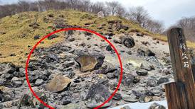 "Piedra asesina" que alberga un demonio dentro se parte en dos en Japón