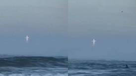 VIDEO | Imagen de un Cristo en la costa de Estados Unidos es viral en Twitter