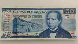 Numismática: Piden 50 mil pesos por un billete antiguo con el rostro de Benito Juárez