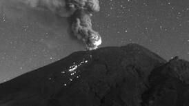Semáforo amarillo fase dos: Explosión del volcán Popocatépetl
