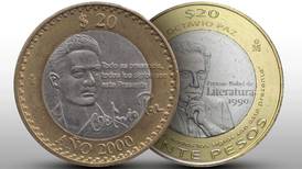 Moneda de Octavio Paz se vende en 300 mil pesos