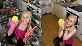 VIDEO | Mujer se vuelve viral en redes tras convertirse en una “experta de la limpieza”