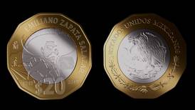 Numismática: Piden 85 mil pesos por una moneda de 20 conmemorativa de Emiliano Zapata