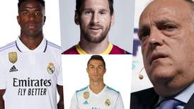 ¡Fail! Presidente de La Liga defiende a Vinicius recordando insultos contra Messi y Cristiano