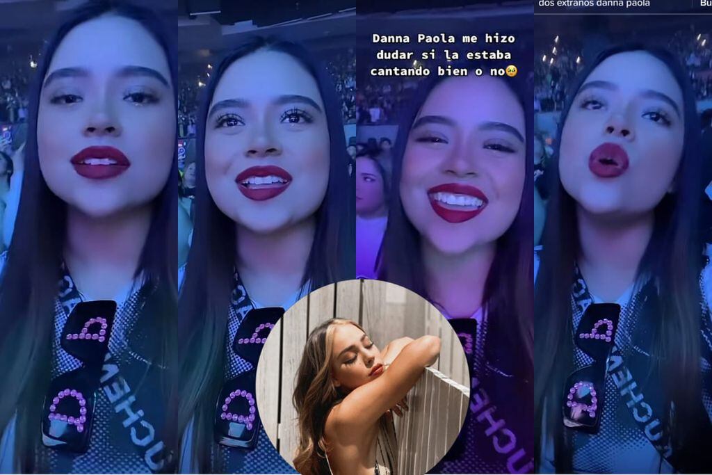 VIDEO | Danna Paola contesta a fan tras equivocarse en una canción