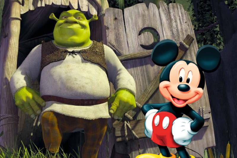 ¿Shrek y Mickey Mouse juntos en pantalla grande?