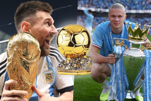 ¿Puede Erling Haaland quitarle el Balón de Oro 2023 a Lionel Messi, campeón del mundo?