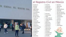 Conoce la supuesta 'lista de nombres prohibidos' por el Registro Civil de la CDMX