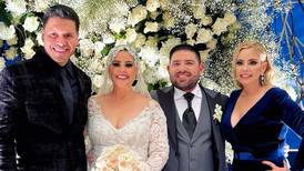 Lujosa boda del líder de la Banda MS: Edén Muñoz y Natalia Jiménez cantaron en ella