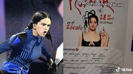 VIDEO | Joven “compra” boleto para ver a Rosalía en el Zócalo y se hace viral