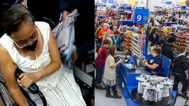 VIDEO | Detienen a ladrona en silla de ruedas en Walmart de Nezahualcóyotl 