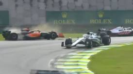 VIDEO | Así fue el aparatoso impacto de Kevin Magnussen y Daniel Ricciardo en Brasil