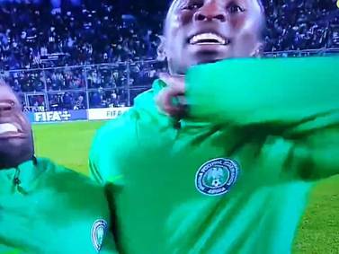 VIDEO | Jugador de Nigeria realizó provocador y violento gesto tras eliminar a Argentina del Mundial sub-20