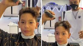 VIDEO| Menor se corta el cabello solo y su reacción se viraliza