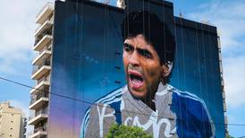 Así luce el mural monumental de Diego Armando Maradona en Buenos Aires