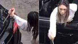 VIDEO | Mujer destroza auto de su novio infiel con picahielos y se hace viral