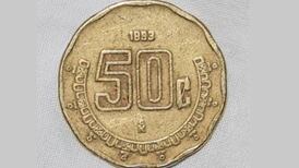 Esta moneda de 50 centavos con error es vendida en 75 mil pesos