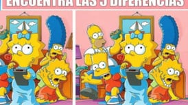 Acertijo visual: Encuentra las 5 diferencias en la imagen de los Simpson