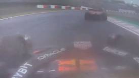 VIDEO | Así fue el error de Charles Leclerc visto desde el auto de Checo Pérez