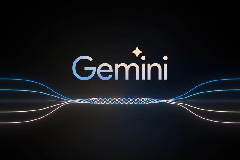 Logo de Gemini, el modelo de inteligencia artificial de Google.