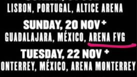 Camila Fernández resalta error en el nombre de la "Arena VFG" en cartel de Harry Styles