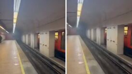 VIDEO| ¡Otra vez! Reportan humo en la Línea 7 del Metro