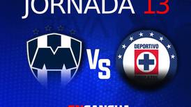 Rayados vs Cruz Azul: hora y dónde ver la jornada 13 de la Liga MX por TV y online