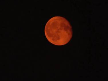 ¿Por qué se vio una luna roja durante los incendios forestales en Canadá?