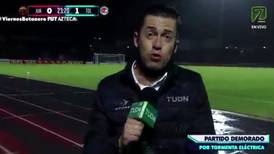 Reportero de TUDN apareció en la transmisión de TV Azteca
