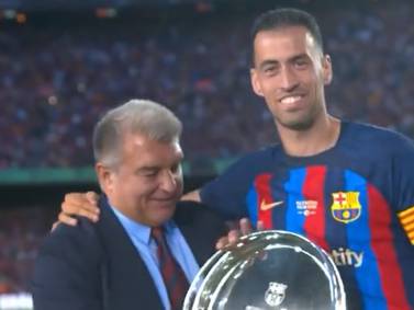 VIDEO | Las emocionantes despedidas del Camp Nou a Sergio Busquets y Jordi Alba